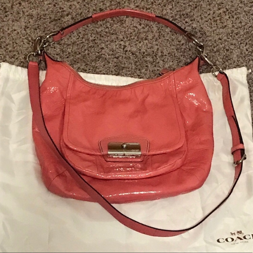 COACH Kristin Patent Leather Hobo